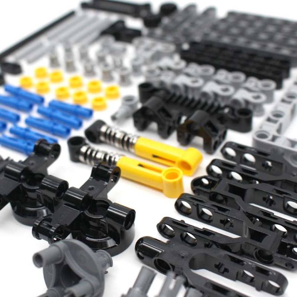 Lego Set Technic - 123PCS MOC Suku Cadang Teknis Massal