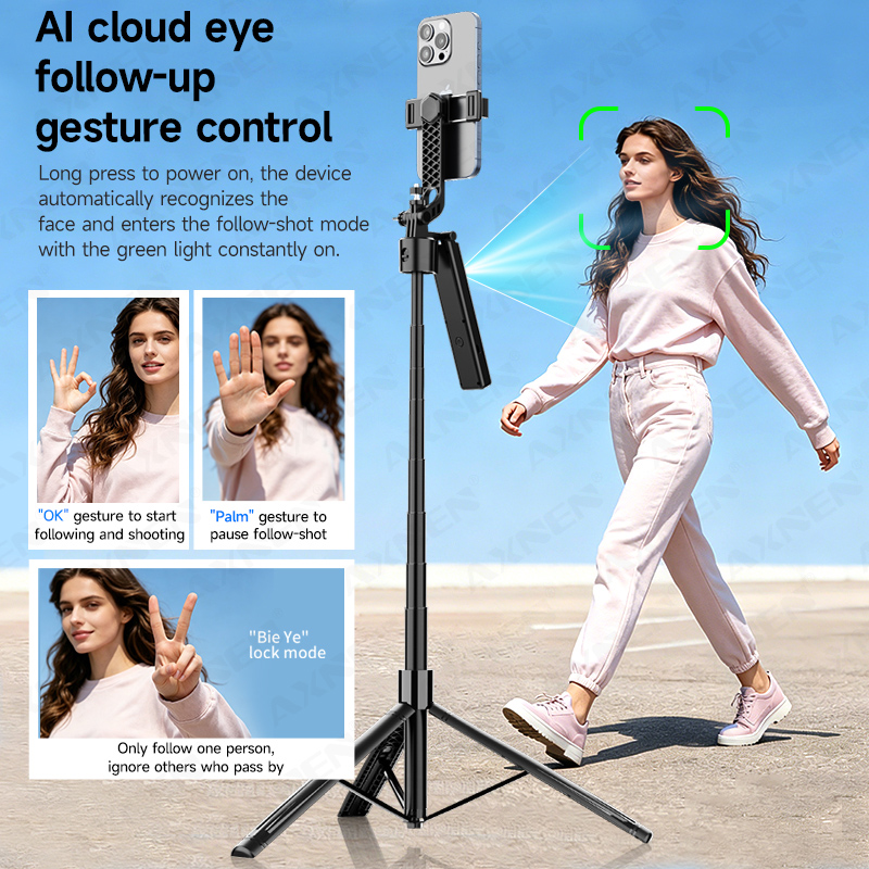 Tongkat Selfie Gimbal Pelacak  - Pop Display Shelf ulasan dan harga