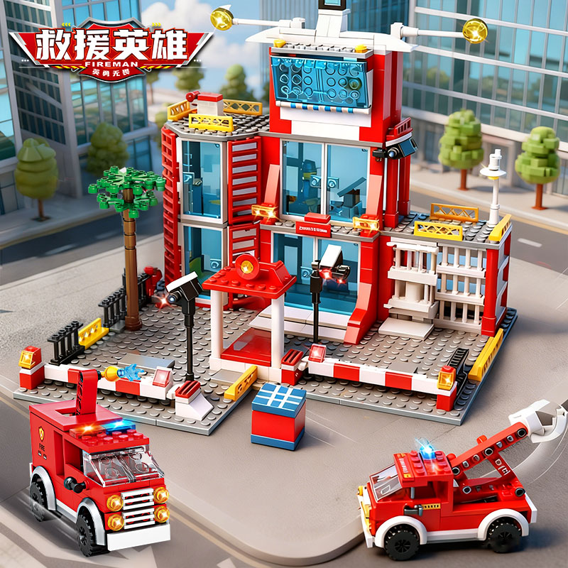 Set Blok Bangunan Kantor Polis - Lego Set City ulasan dan harga